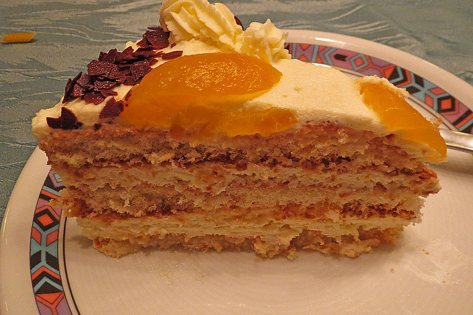 Aprikosen-Grappa-Torte