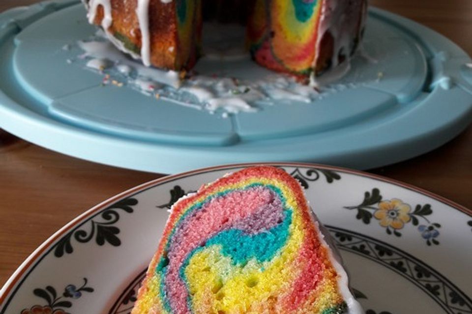 Regenbogen-Kuchen