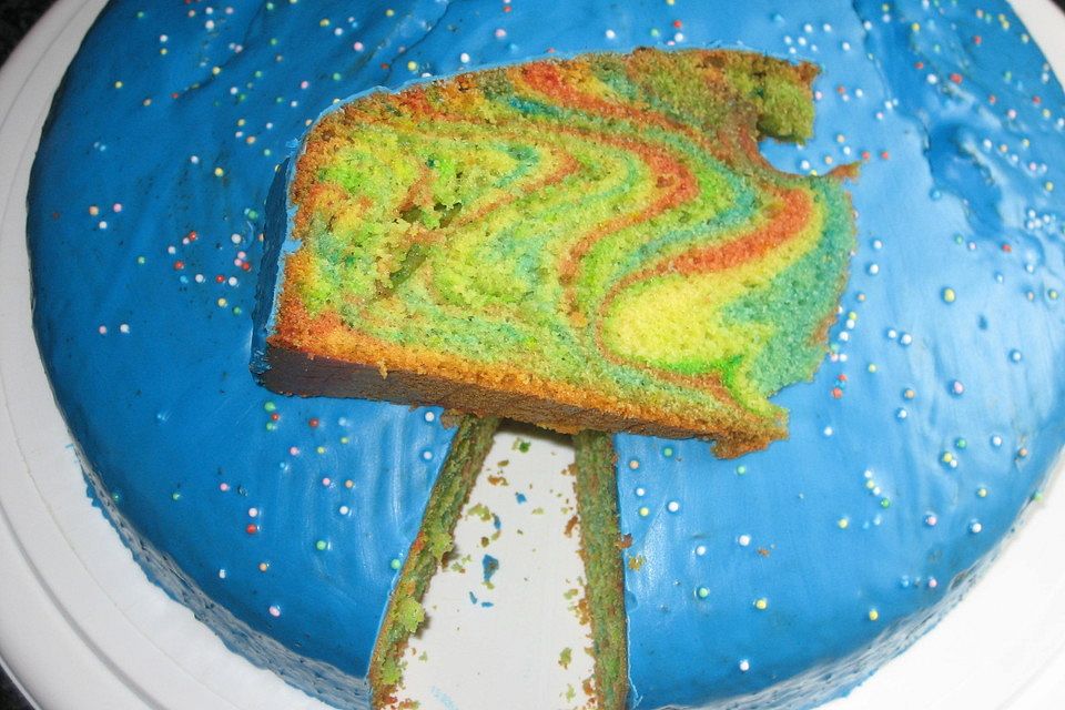 Regenbogen-Kuchen