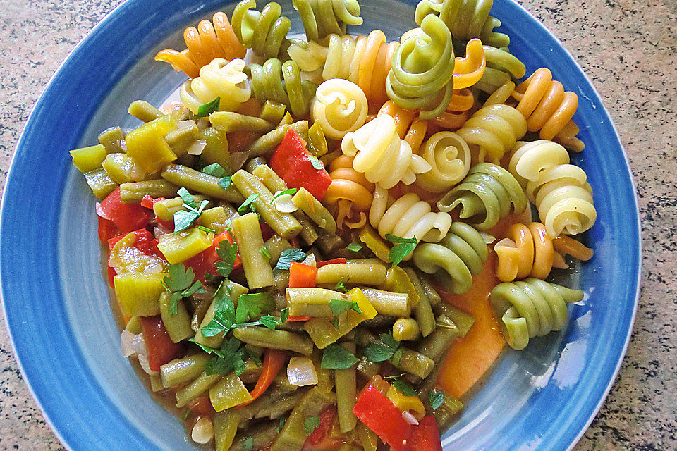 krümeltigers Bohnengemüse mit Paprika