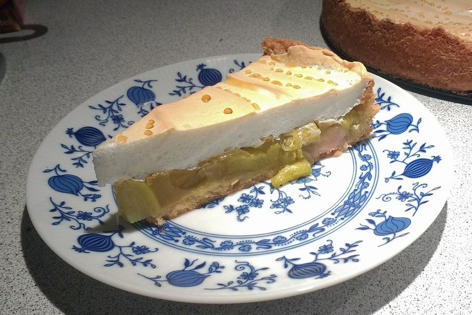 Rhabarberkuchen, sehr fein