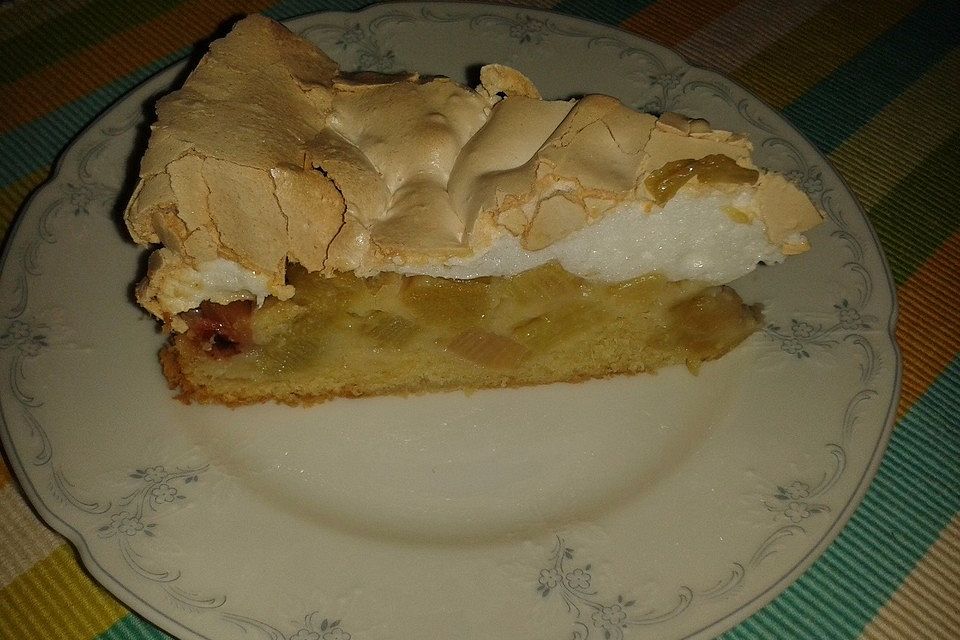 Rhabarberkuchen, sehr fein