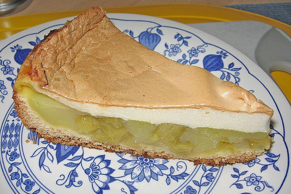 Rhabarberkuchen, sehr fein