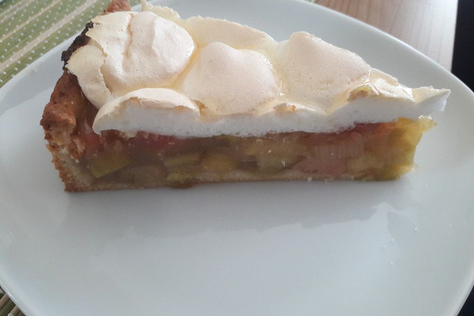 Rhabarberkuchen, sehr fein