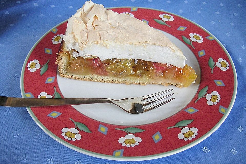 Rhabarberkuchen, sehr fein