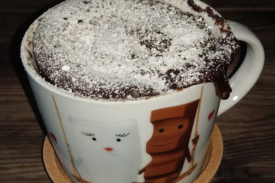 3 Minuten Nutella Mugcake