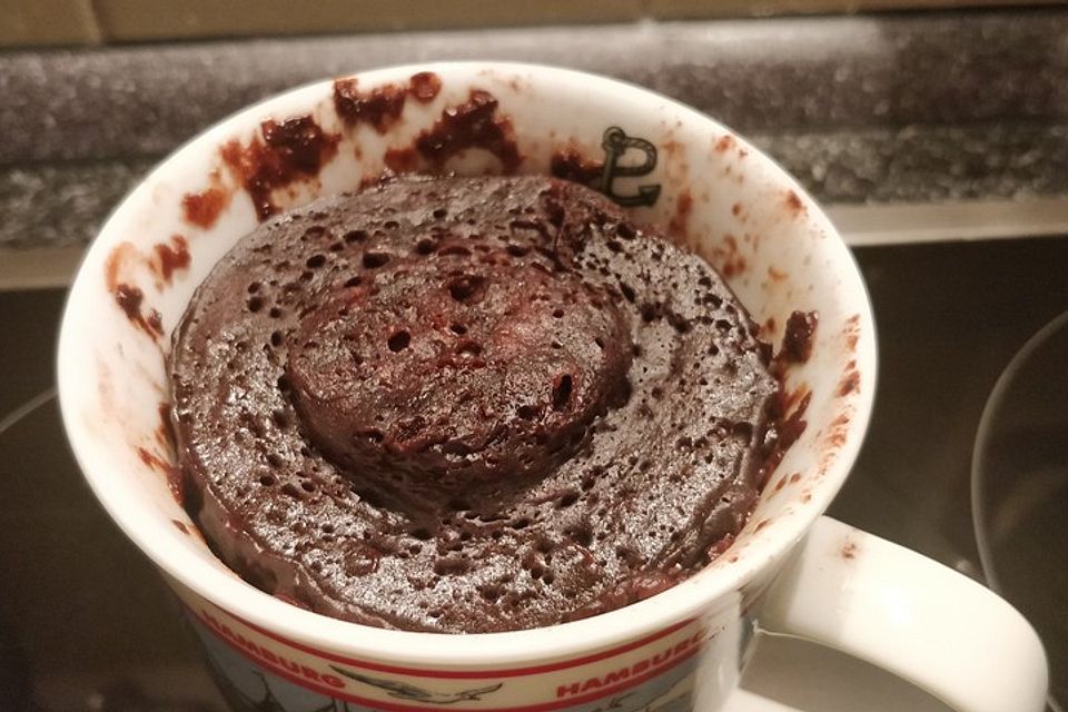 3 Minuten Nutella Mugcake