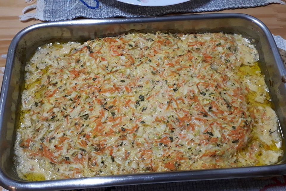 Fischfilet überbacken