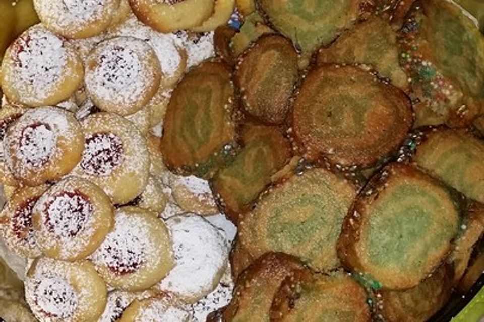 Weihnachtsplätzchen Rouladen