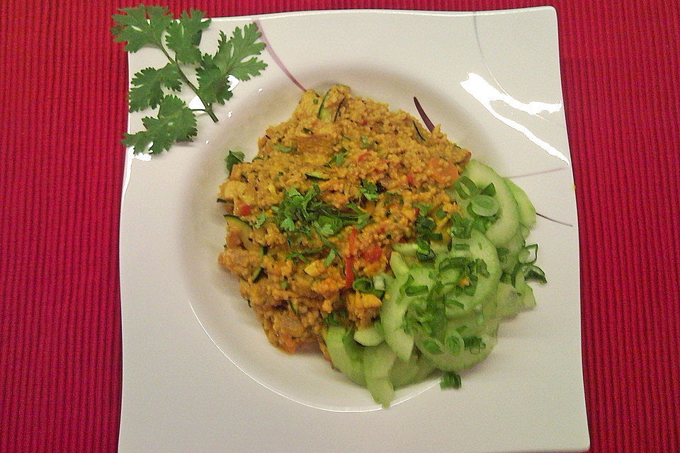 Hähnchen-Couscous Madras