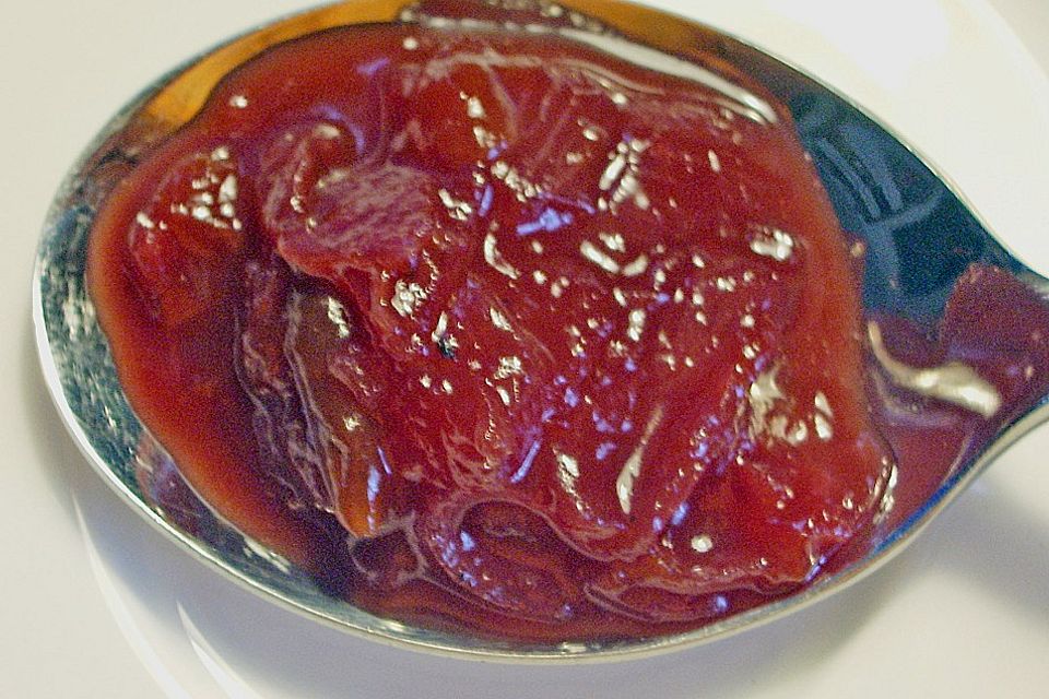 Zwiebel-Pflaumen-Confit