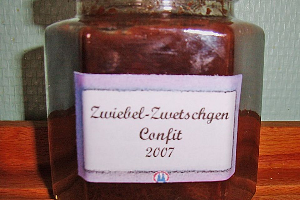 Zwiebel-Pflaumen-Confit