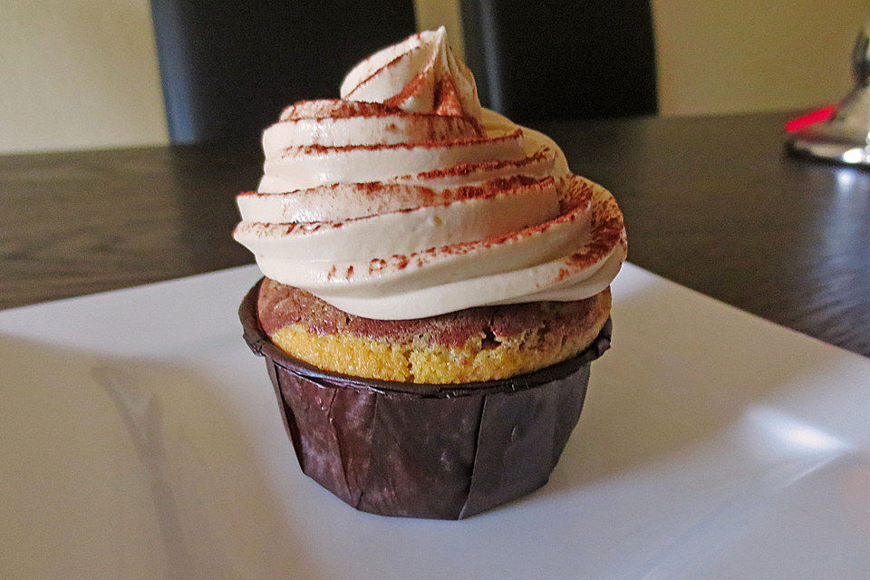 Tiramisu-Cupcakes mit Amaretto