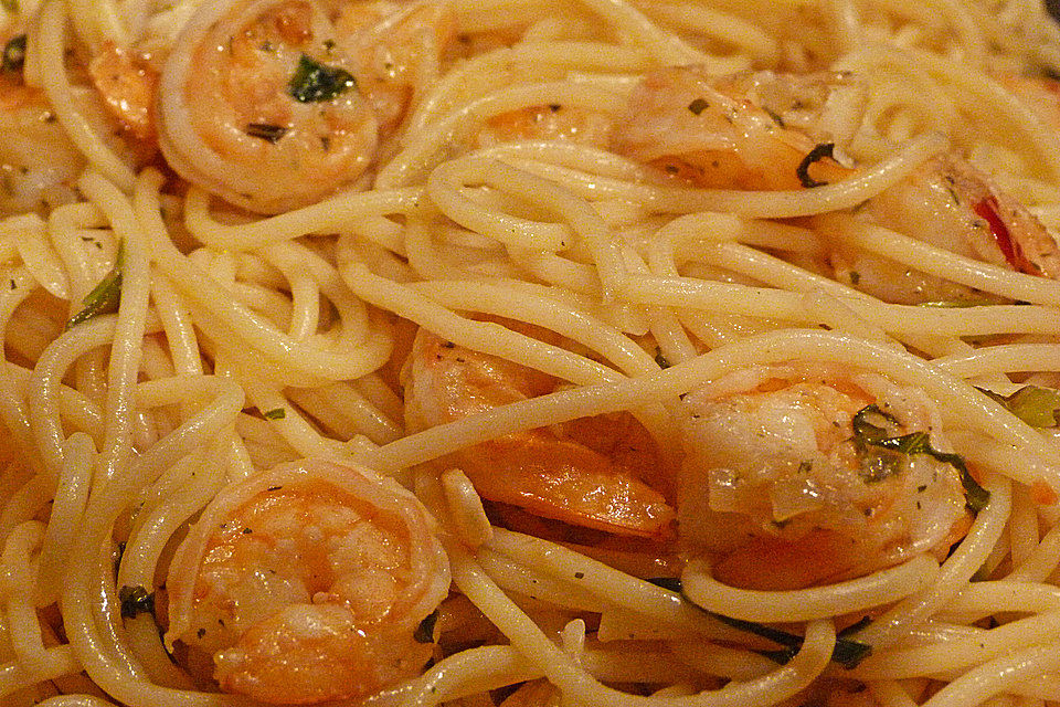 Shrimps-Pasta