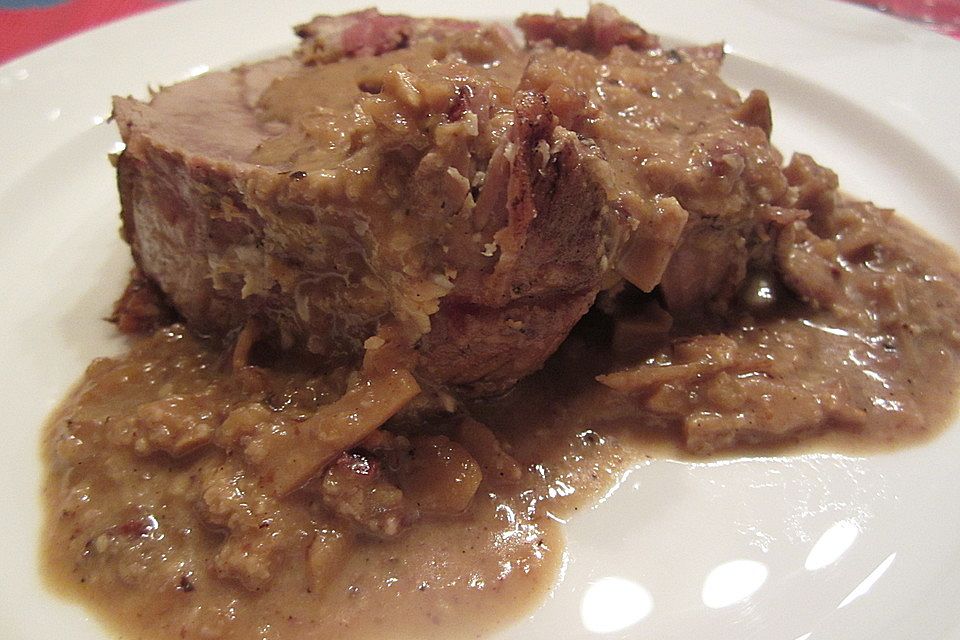 Kalbsbraten mit herbstlicher Sauce