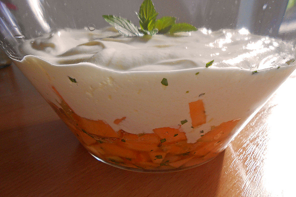 Nicis Melonen-Joghurt Schichtsalat