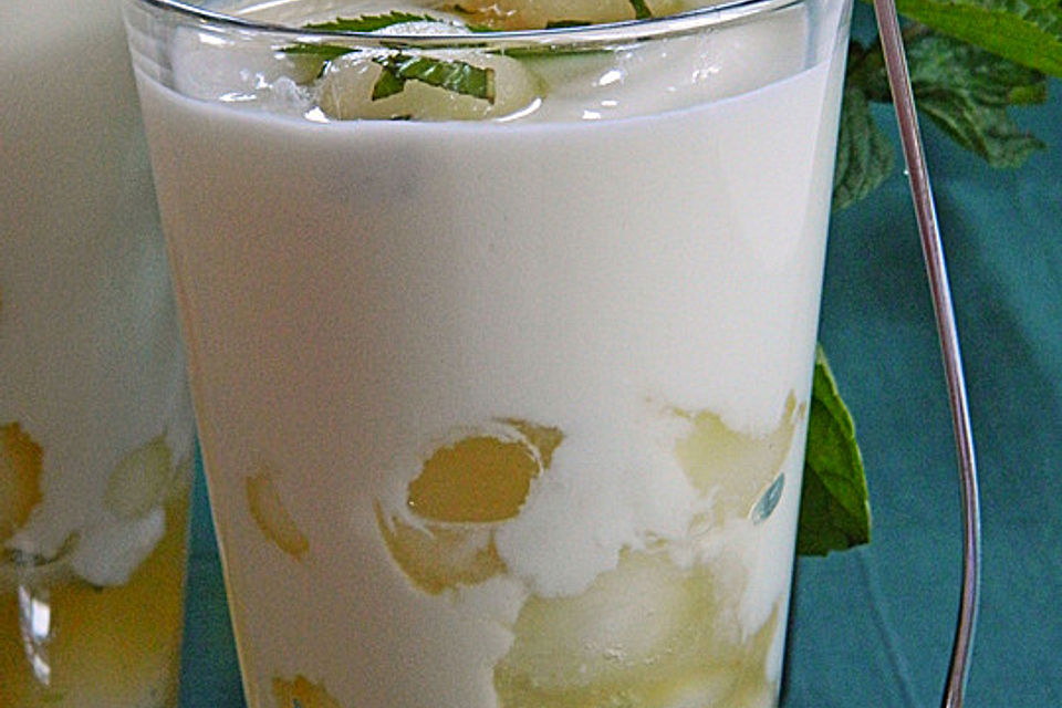 Nicis Melonen-Joghurt Schichtsalat