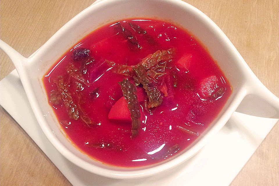 Rote Bete-Suppe