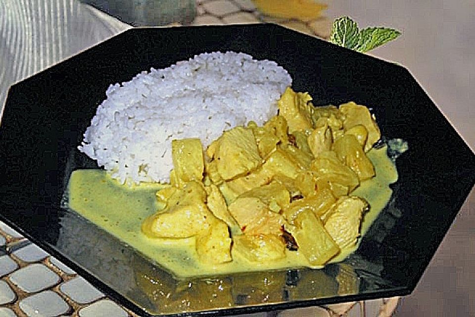 Hühner-Sahne-Curry