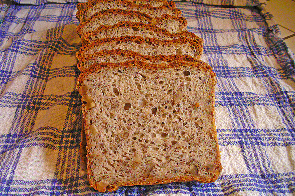 Glutenfreies Walnussbrot