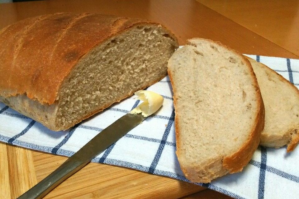 Weizenmischbrot für den Brotbackautomaten