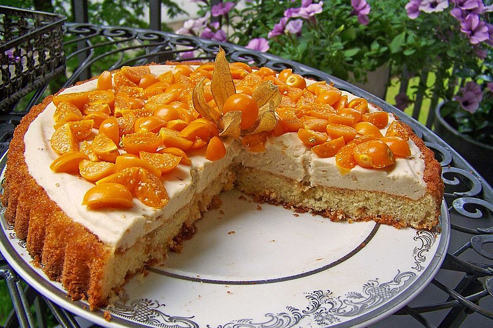 Physalis - Sahne Kuchen