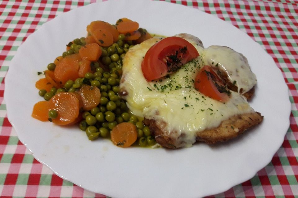 Hirschrückensteaks mit Käse-Kräuterkruste