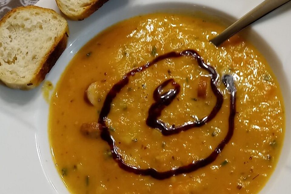 Einfache und superleckere Gemüsesuppe