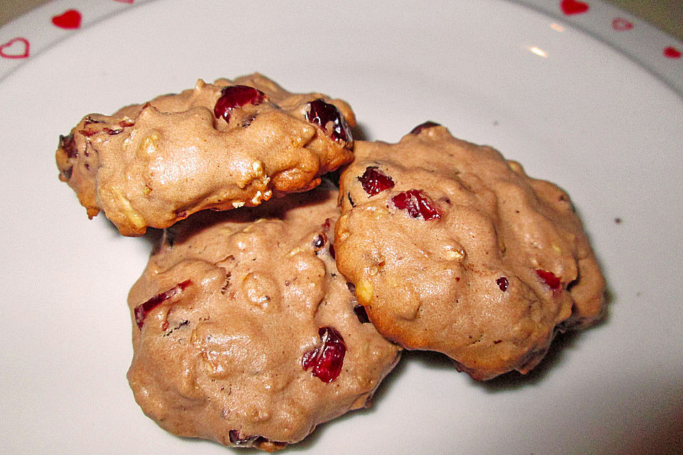 Cranberry-Hafer-Cookies