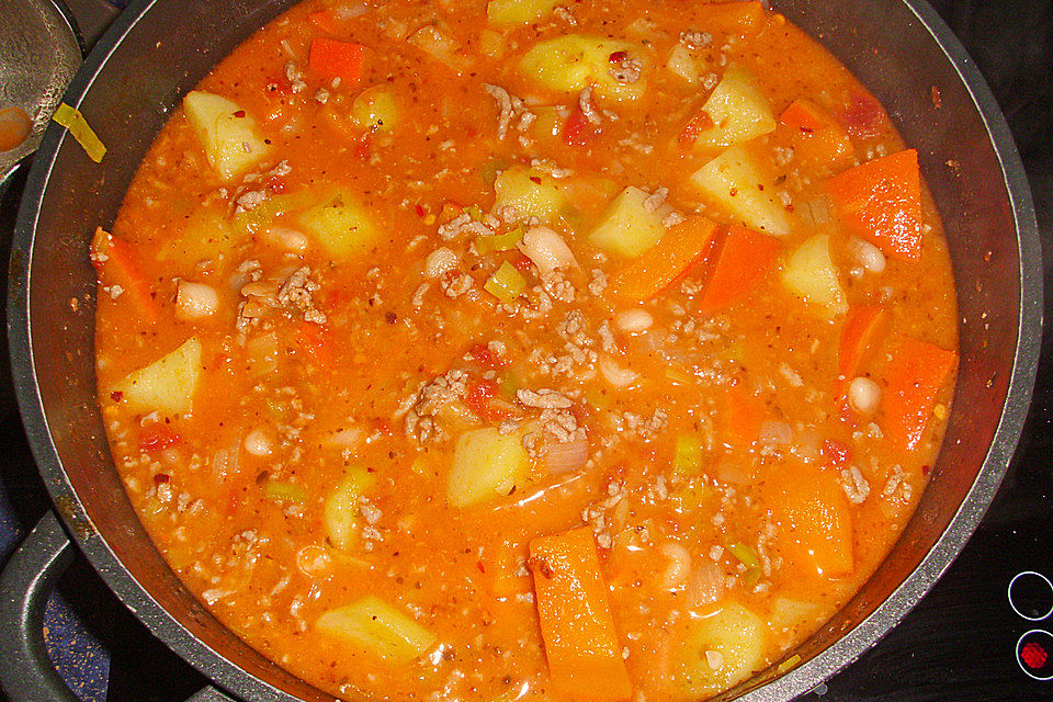 Kürbis-Lauch-Suppe