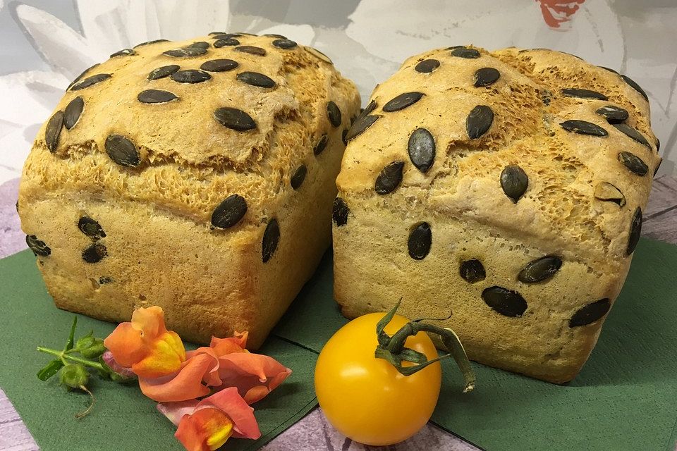 Helles Kürbiskernbrot