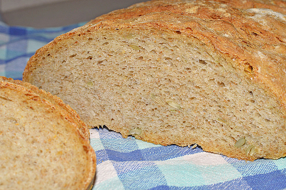 Helles Kürbiskernbrot