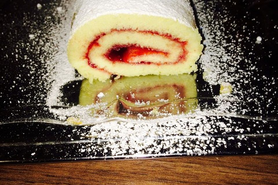 Superschnelle Roulade mit Milchmädchen