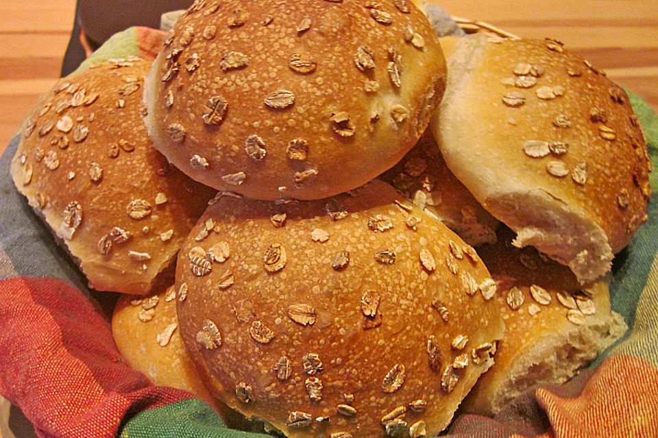 Rübes Weizen-Dinkel-Brötchen