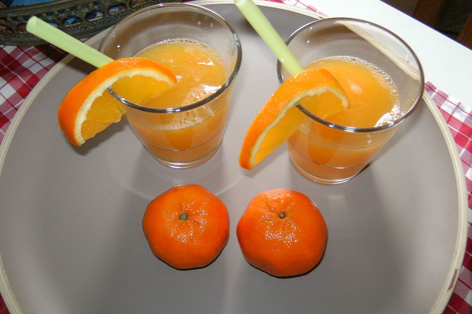 Orangen-Mandarinen-Zitronensaft