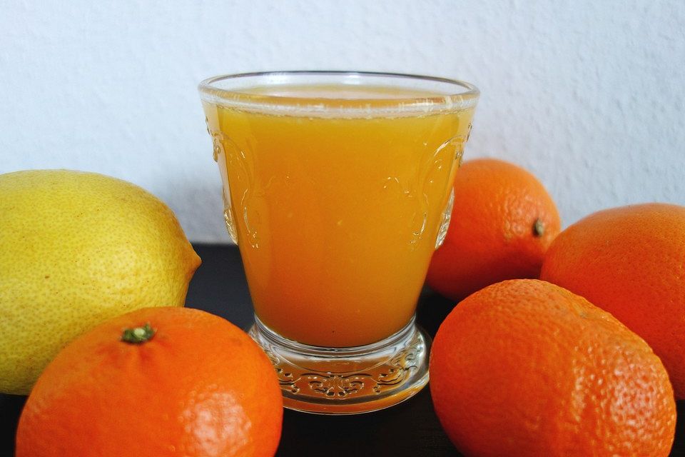 Orangen-Mandarinen-Zitronensaft