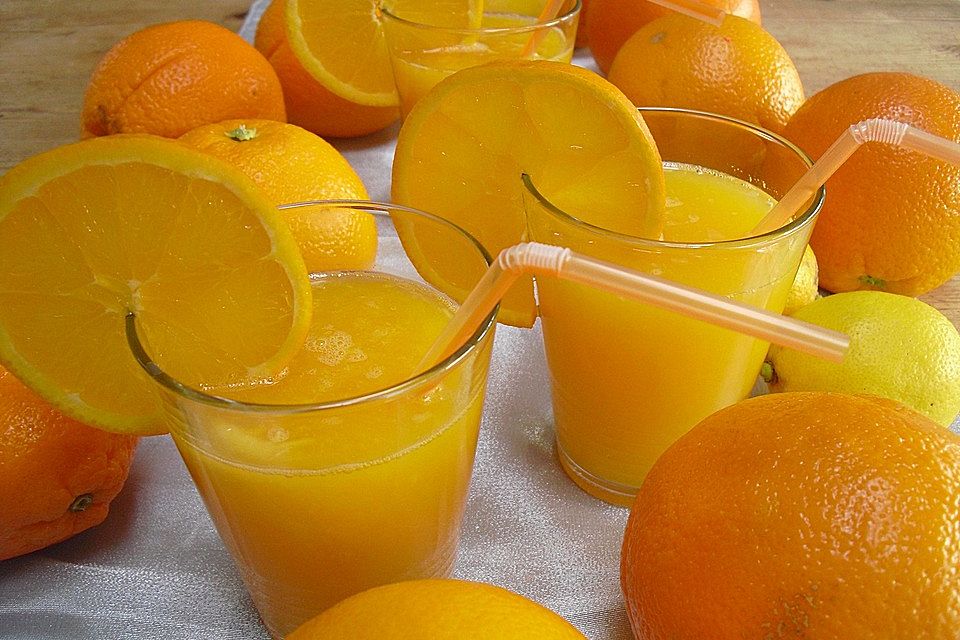 Orangen-Mandarinen-Zitronensaft