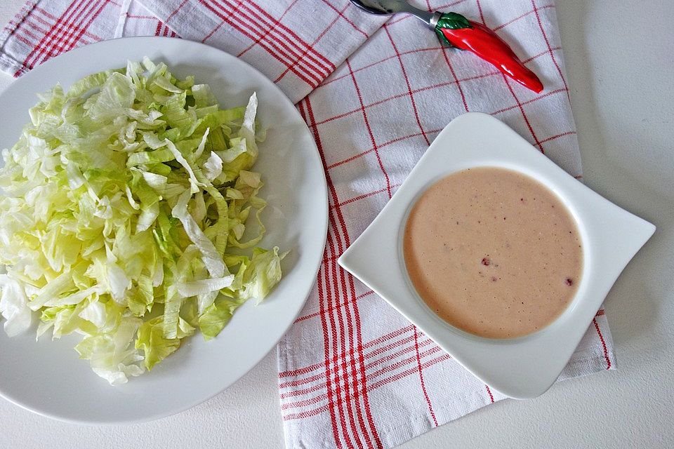 Fruchtig süße Salatsauce