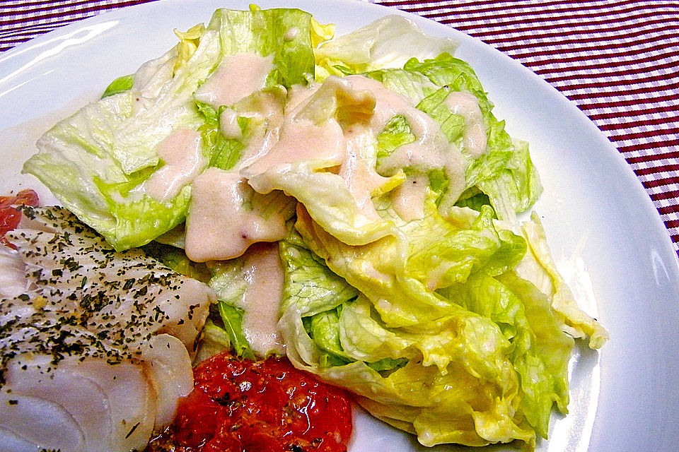 Fruchtig süße Salatsauce