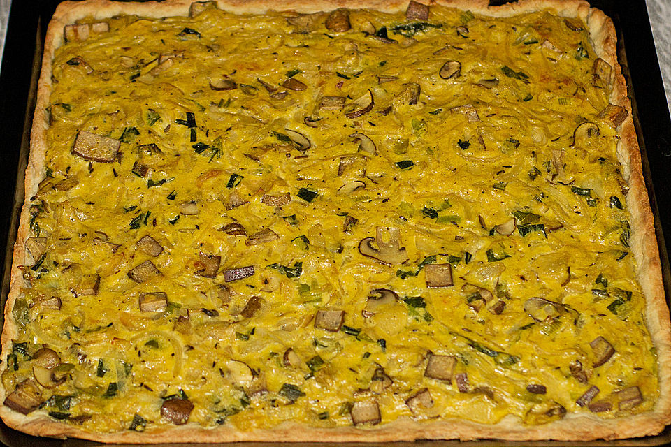 Veganer Zwiebelkuchen