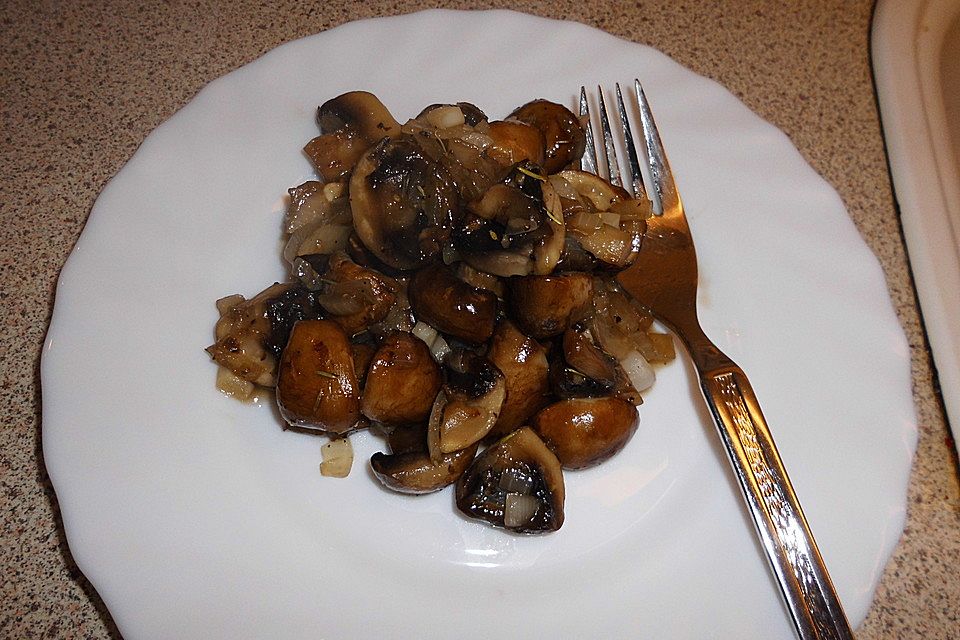 Champignons in Balsamico