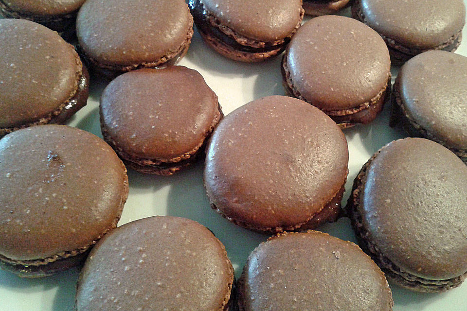 Schoko-Nutella-Macarons