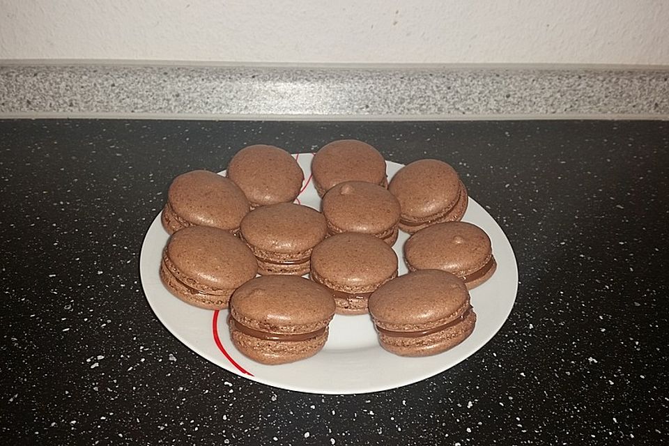 Schoko-Nutella-Macarons