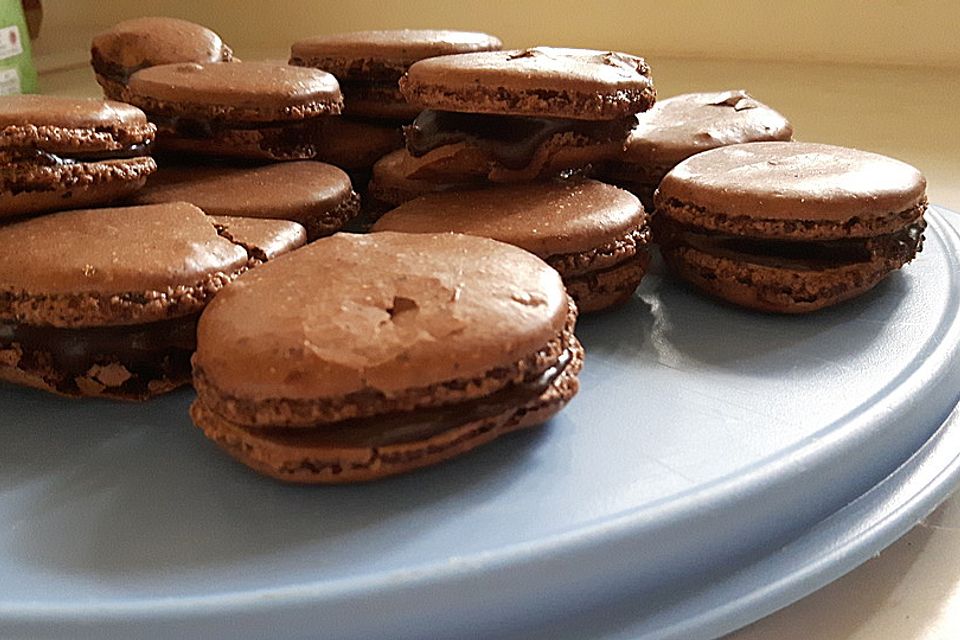 Schoko-Nutella-Macarons