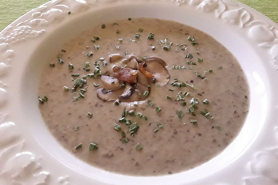 Champignoncremesuppe à la Krollock