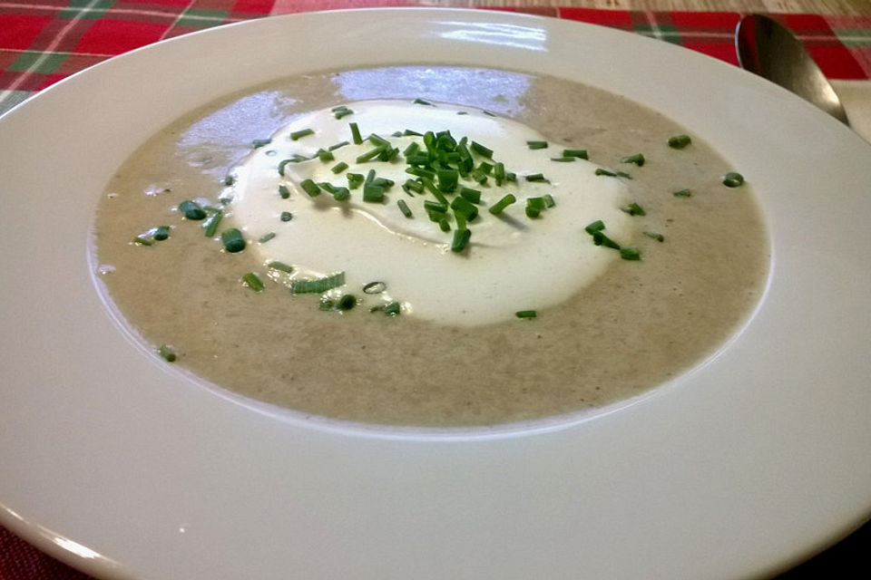 Champignoncremesuppe à la Krollock