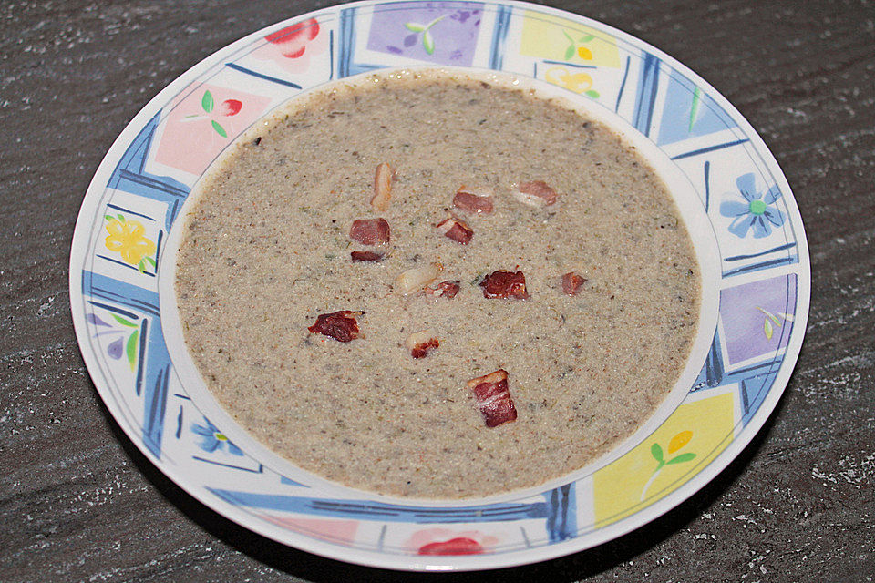 Champignoncremesuppe à la Krollock