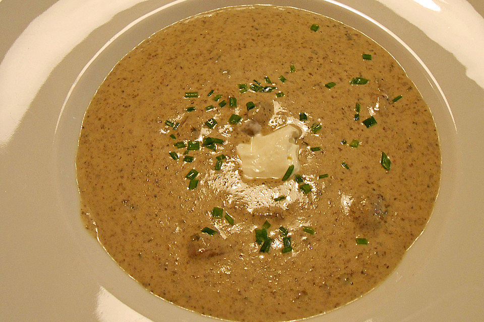 Champignoncremesuppe à la Krollock