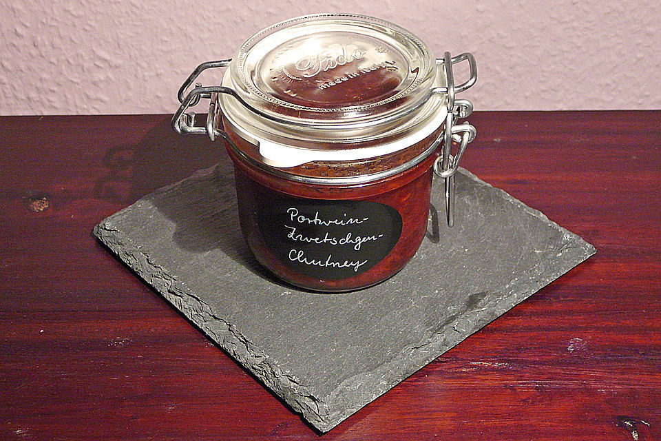 Portwein-Zwetschgen-Chutney