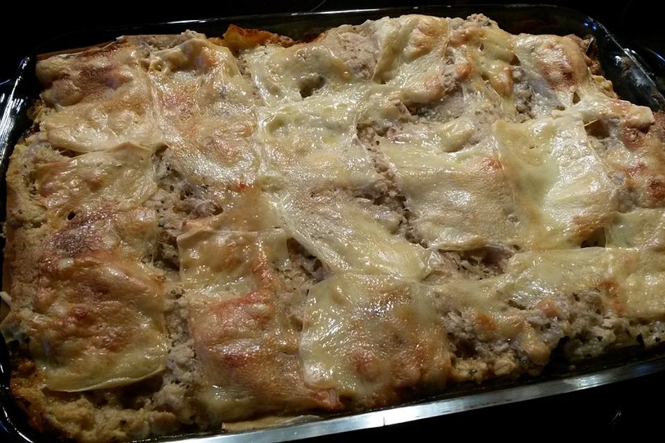 Cashew-Spinat-Lasagne